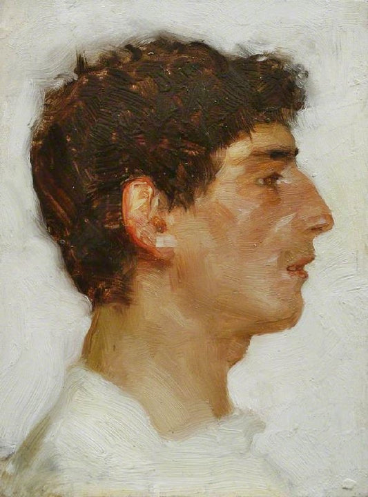 Portrait Of An Italian Youth by Henry Scott Tuke
