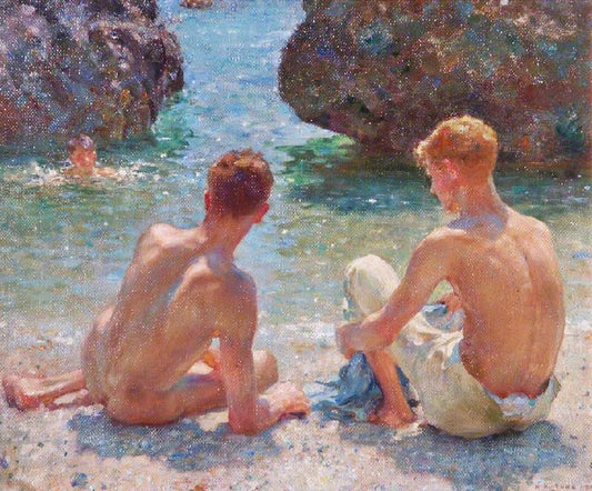 The Critics by Henry Scott Tuke
