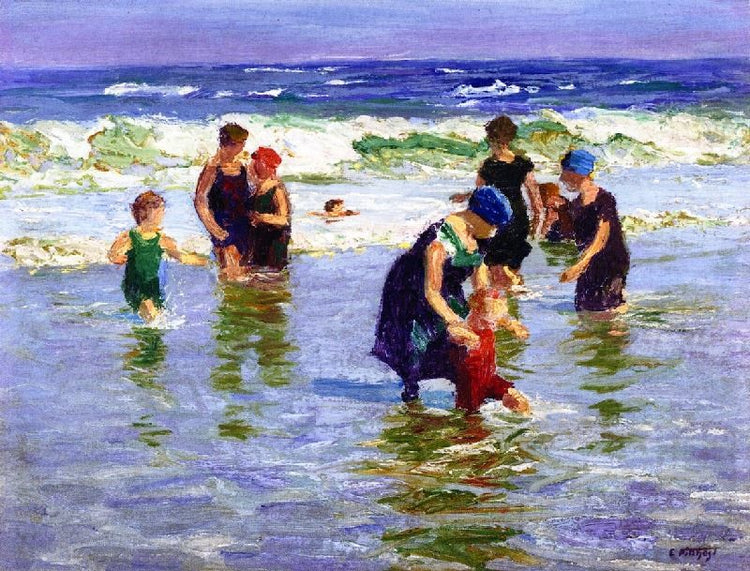 Seaside Bathers by Edward Potthast