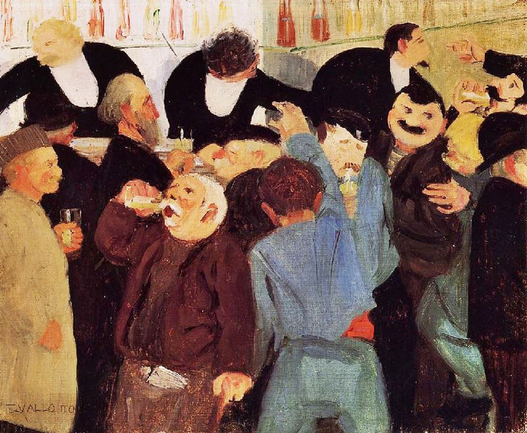The Bistro by Felix Vallotton