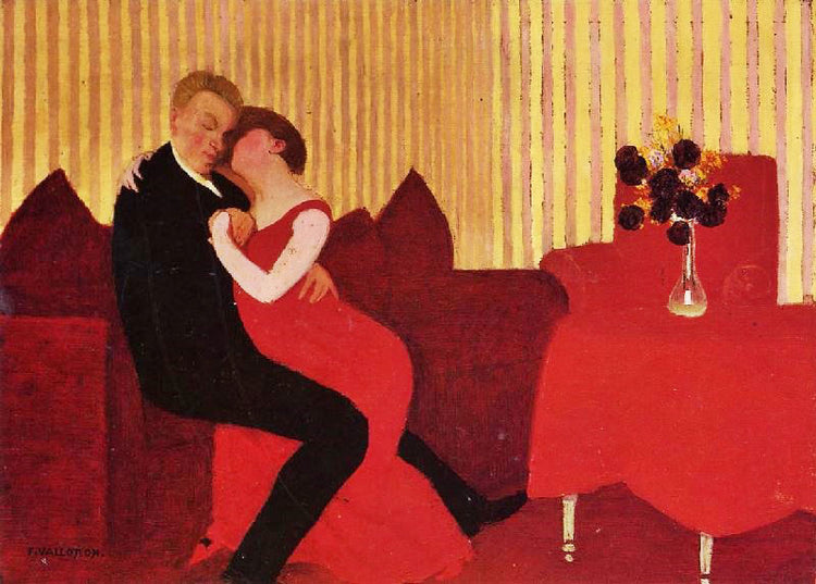 The Lie by Felix Vallotton