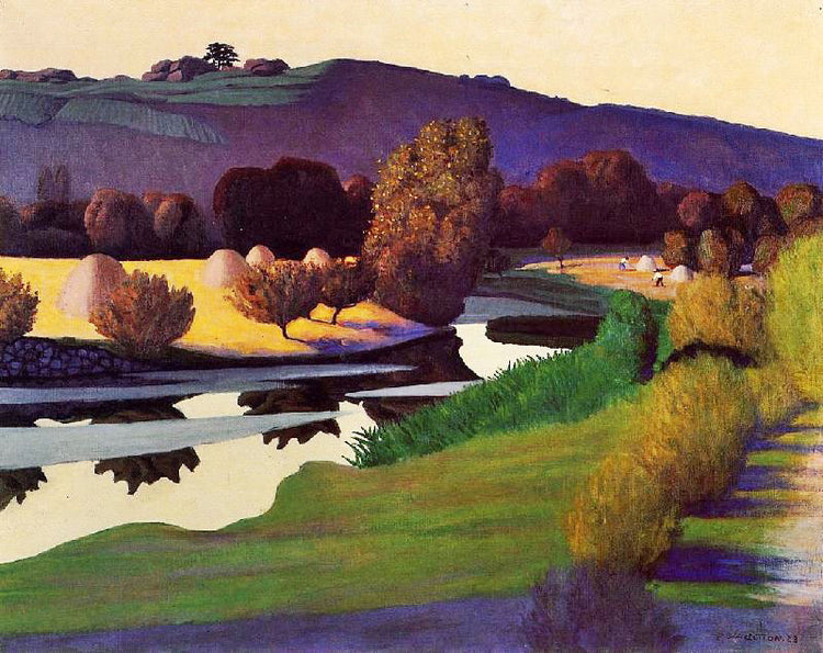Evening On The Loire by Felix Vallotton