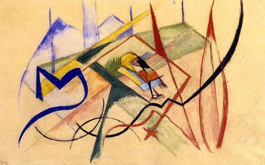 Small Fabulous Beast by Franz Marc