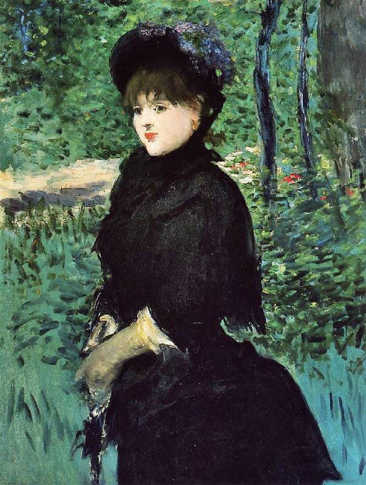 The Promenade by Édouard Manet
