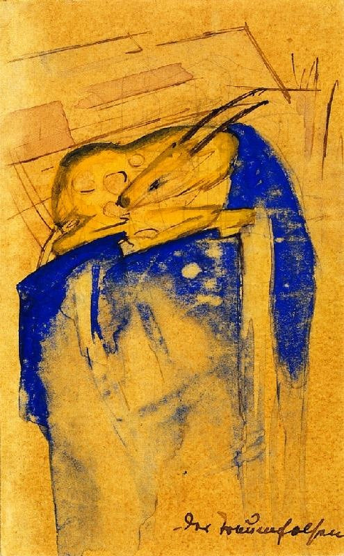 The Dream Rock by Franz Marc