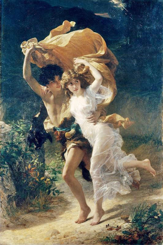 The Storm by Pierre-Auguste Cot