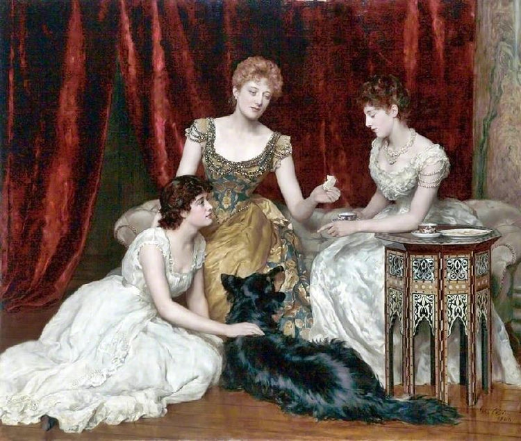 The Three Daughters Of William Reed by John Maler Collier