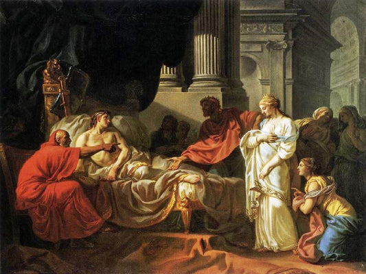 Antiochus And Stratonice by Jacques-Louis David