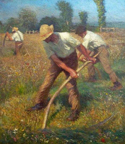 The Mowers by George Clausen R.A. R.W.S. R.I.