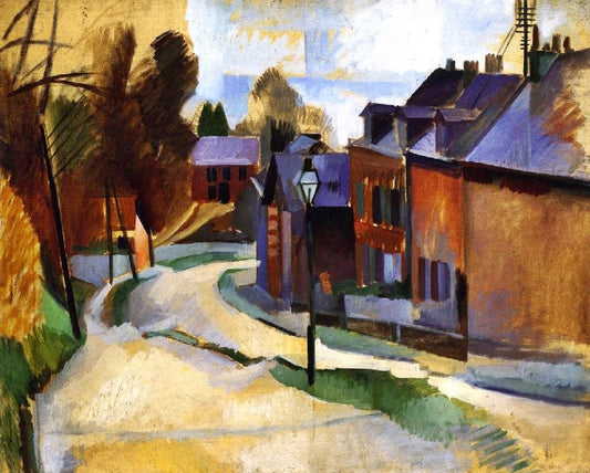 Road In Laon by Robert Delauna