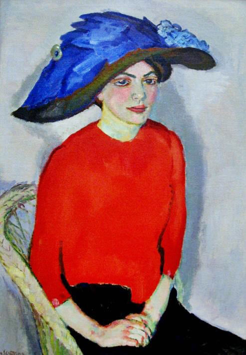 Portrait Of A Lady In Red by Jan Sluyters