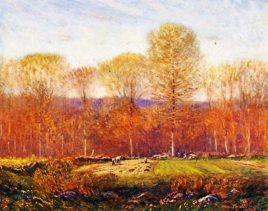 Fall Plowing by Dwight W. Tryon