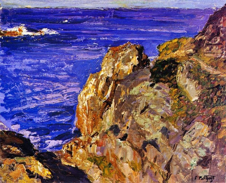 Cliff To The Ocean by Edward Potthast