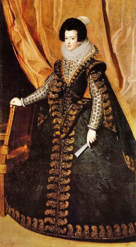 Queen Isabel, Standing by Diego Velázquez