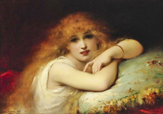 A Young Woman Of Leisure by Pierre Olivier Joseph Coomans
