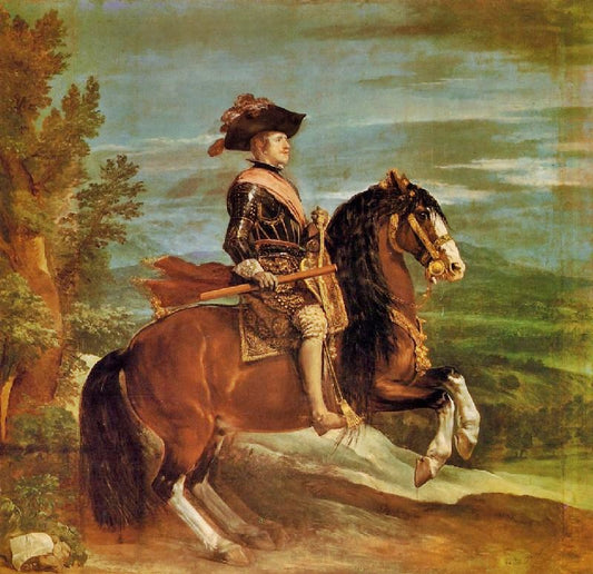 Philip Iv On Horseback by Diego Velázquez