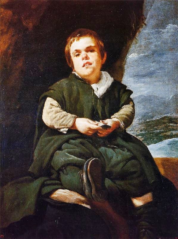 The Dwarf Francisco Lezcano by Diego Velázquez