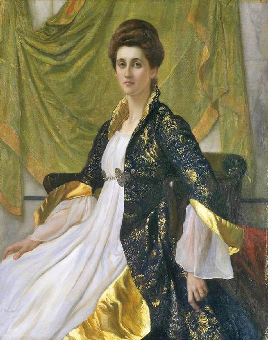 Portrait Of Mrs Ernest Moon by William Blake Richmond