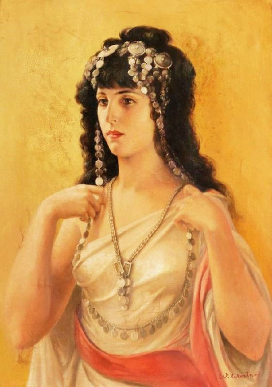 Young Woman In Oriental Dress by William Clarke Wontner