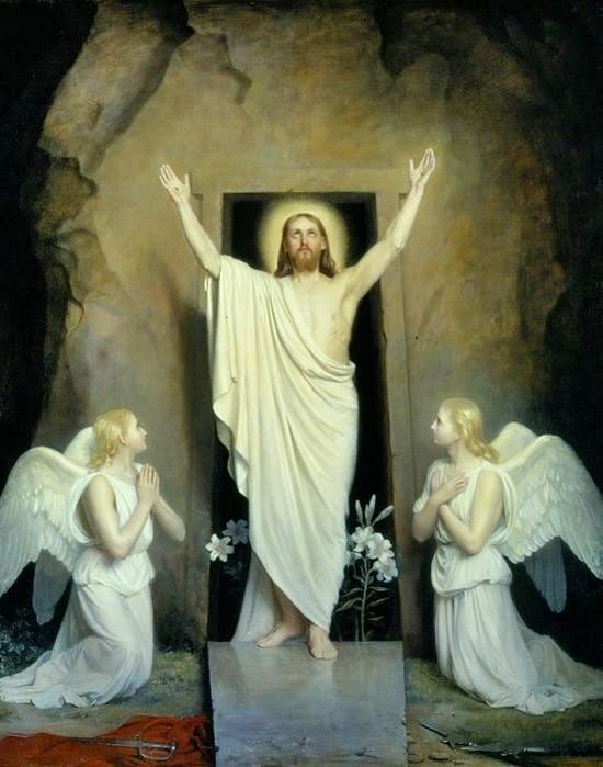 The Resurrection, Opstandelsen by Carl Heinrich Bloch