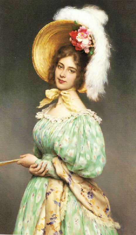 Musette by Eugene de Blaas
