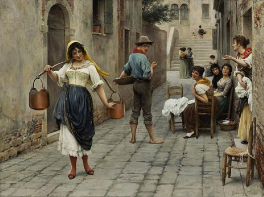 Catch Of The Day by Eugene de Blaas