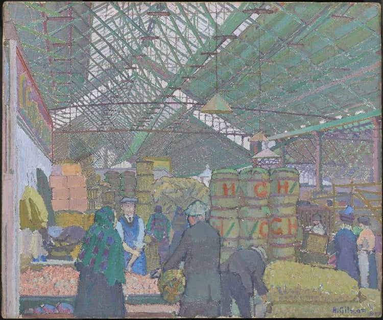 Leeds Market by Harold Gilman