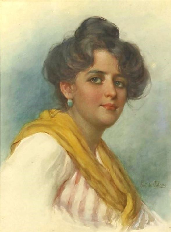 Italian Woman by Eugene de Blaas