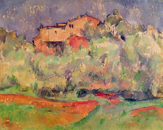 The House At Bellevue by Paul Cézanne