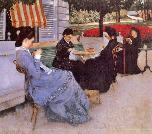 Portraits In The Countryside by Gustave Caillebotte
