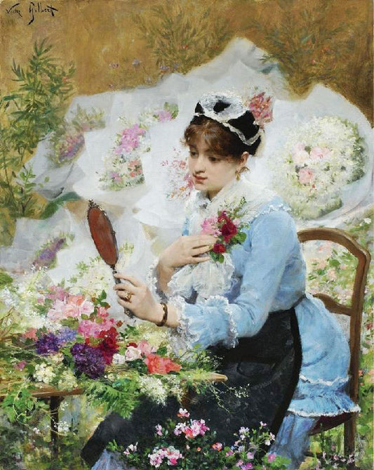 The Corsage by Victor Gabriel Gilbert