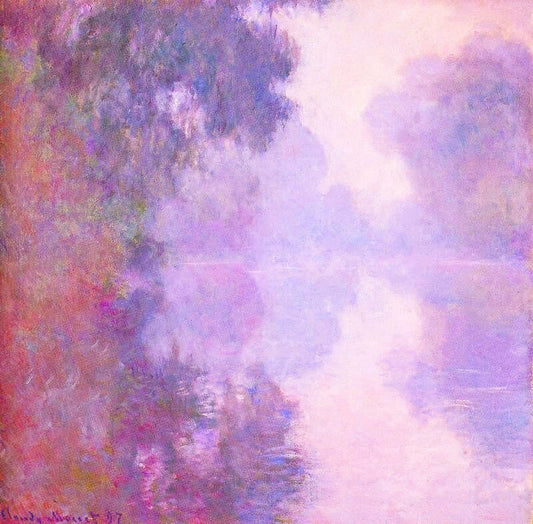 Misty Morning On The Seine by Claude Oscar Monet