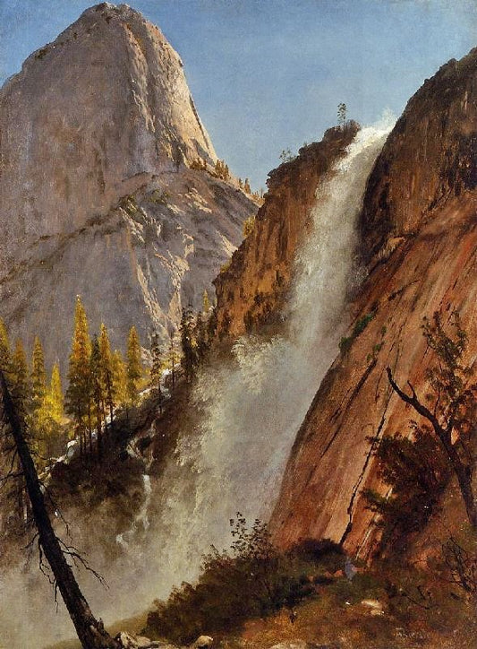 Liberty Cap, Yosemite by Albert Bierstadt