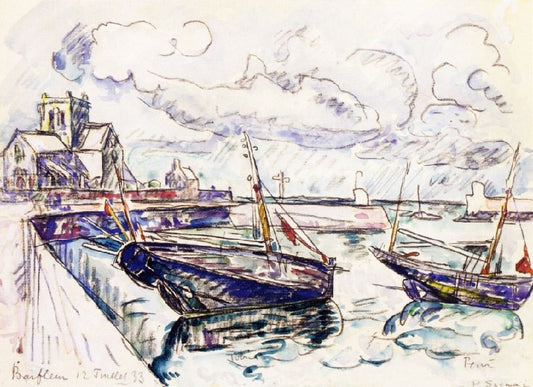 Barfleur by Paul Signac