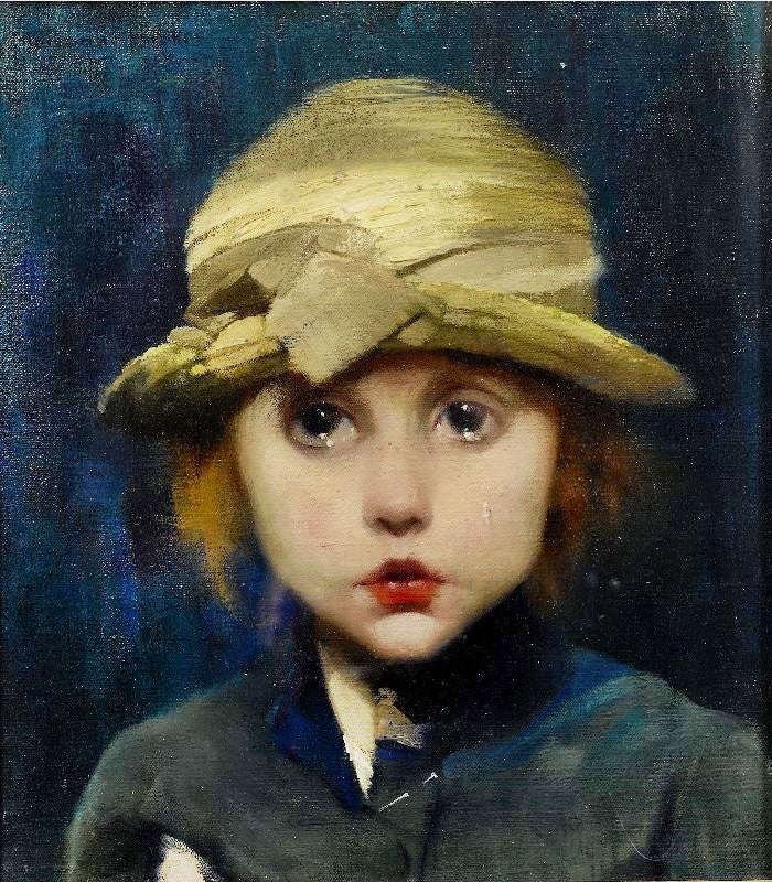 A Tearful Child by Marianne Stokes