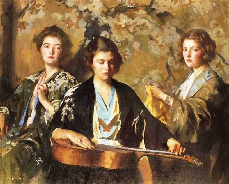 My Three Granddaughters by Edmund Tarbell