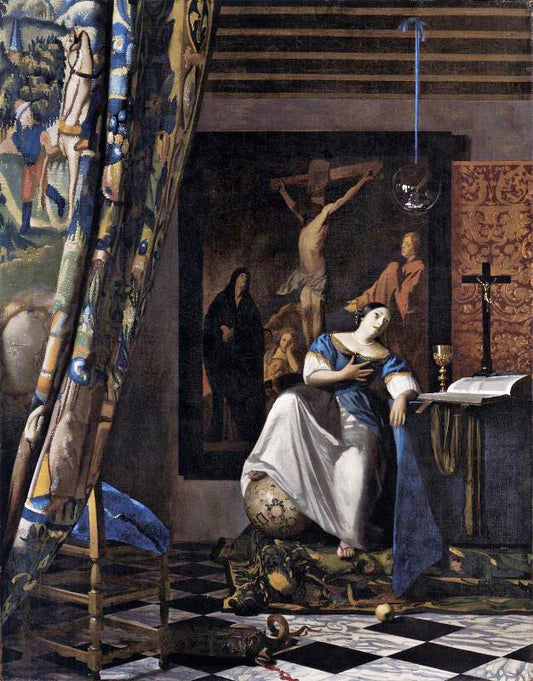 The Allegory Of The Faith by Johannes Vermeer