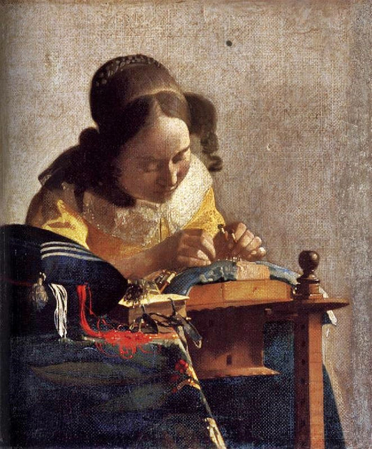 The Lacemaker by Johannes Vermeer