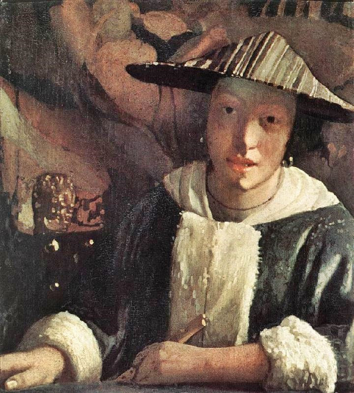 Young Girl With A Flute by Johannes Vermeer