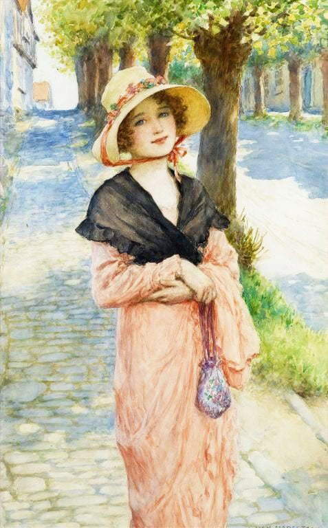 The Morning Walk by William Henry Margetson
