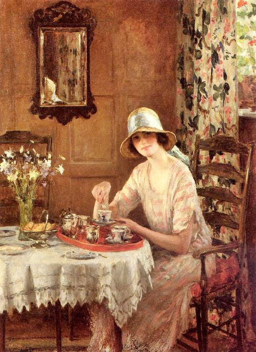 Afternoon Tea by William Henry Margetson