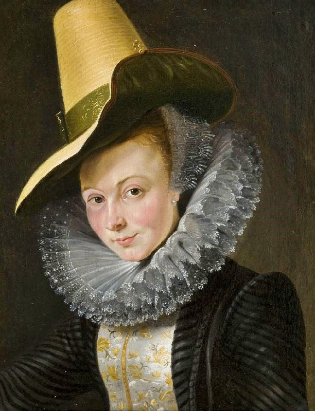 Portrait Of Isabella Brandt by Peter Paul Rubens