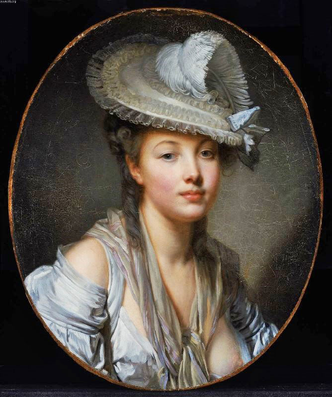 The White Hat by Jean-Baptiste Greuze