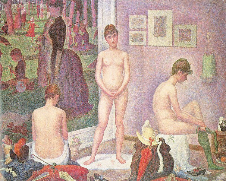 Les Poseuses by Georges Seurat