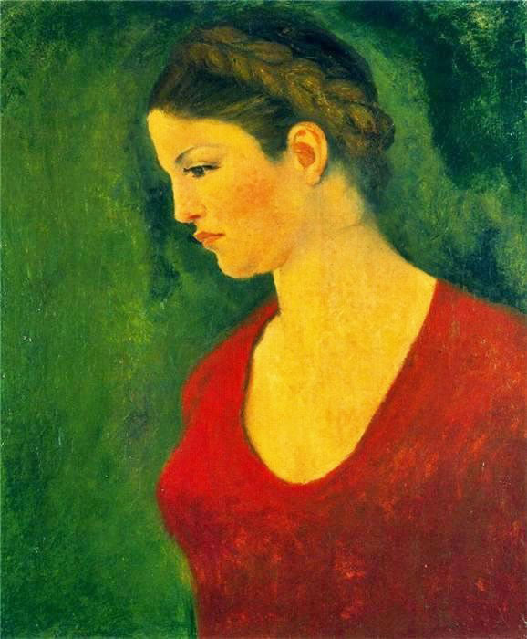 Portrait Of Dina by Aristide Maillol