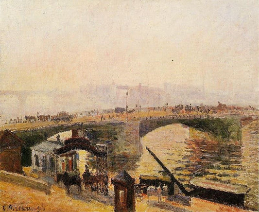 Fog, Morning, Rouen by Camille Pissarro