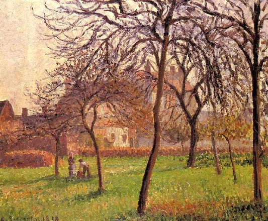 Mother Lucien’S Field At Eragny by Camille Pissarro
