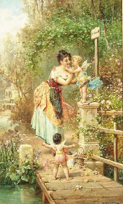 Bridge Toll by Hans Zatzka