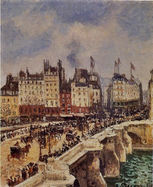 Le Pont-Neuf by Camille Pissarro