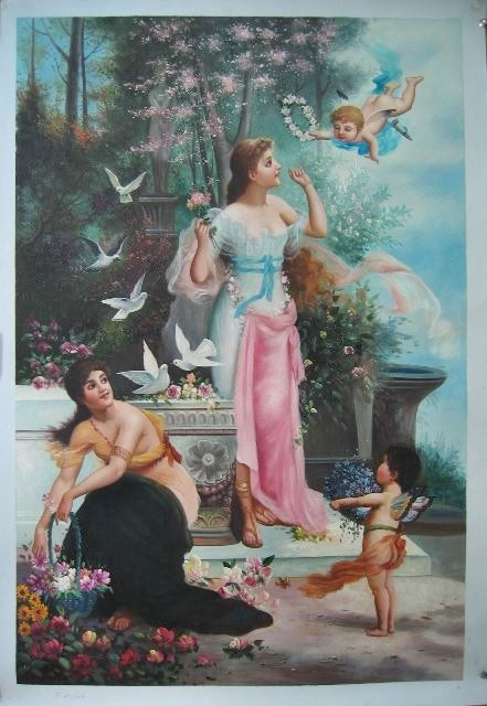 The Arrival Of Spring by Hans Zatzka